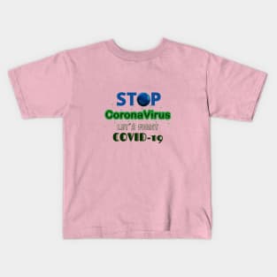 Lets Fight Covid 19 Kids T-Shirt